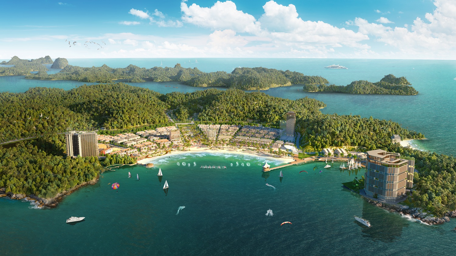 Vị thế mặt biển Panorama Cát Bà
